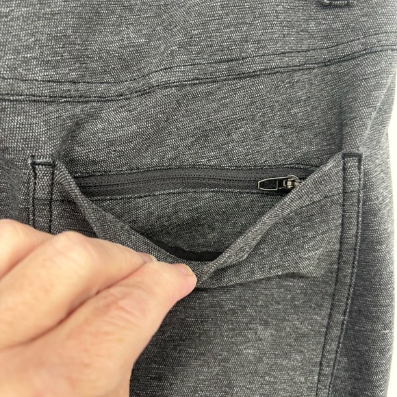 Lululemon ABC Pant Slim *Tech Canvas” heathered black Sz 34 
Casual performance - Picture 7 of 12